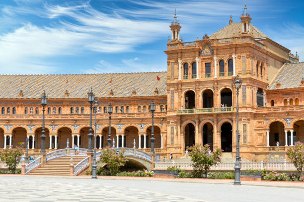istock Spanish Steps in Seville, Spain 1221901209