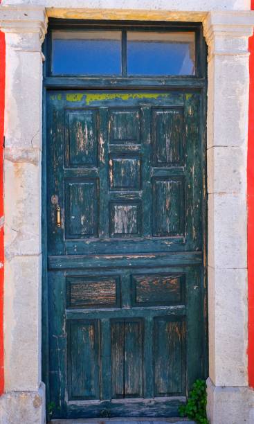 istock Various colorful front doors and windows around the Greek Islands. 1221902518