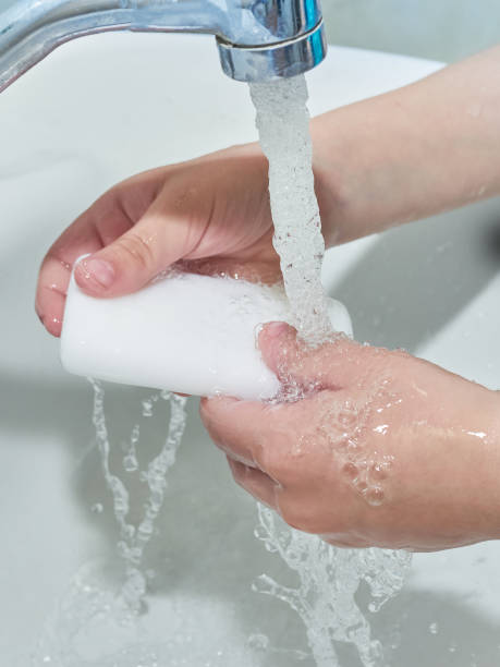 istock Wash hands with soap. Coronavirus protect. COVID-2019 prevention 1221903869