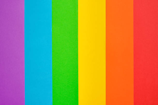 istock rainbow colored lgbt flag paper background. 1221905592
