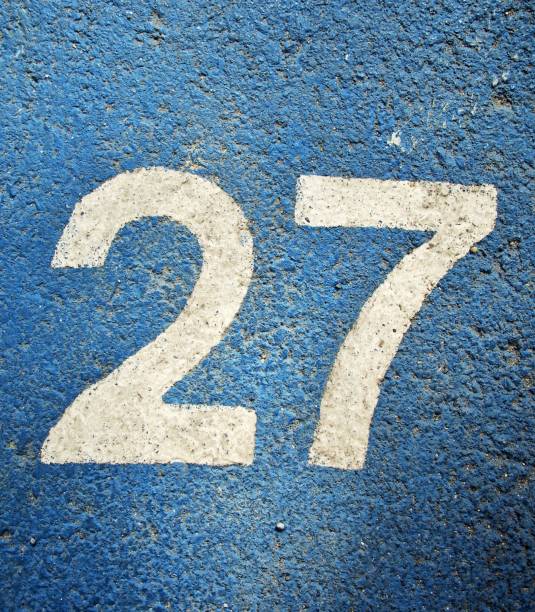 istock numbers on wall stress in Thailand. 1221911432