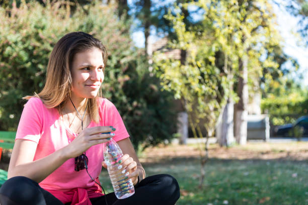 istock A woman sports and rests 1221914623