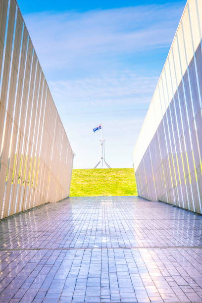 istock Canberra Parliament House in Sunrise 1221920544