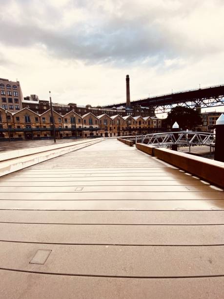 istock Sydney walkway in the rain 1221923151