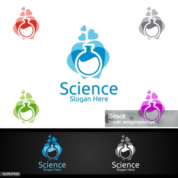 Science Lab Research Sign Science And Research Lab Symbol Design Concept Stock Illustration ...