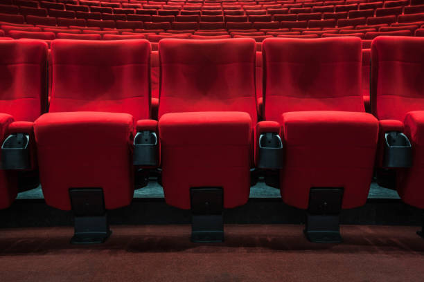 istock auditorium with one reserved seat 1221934250