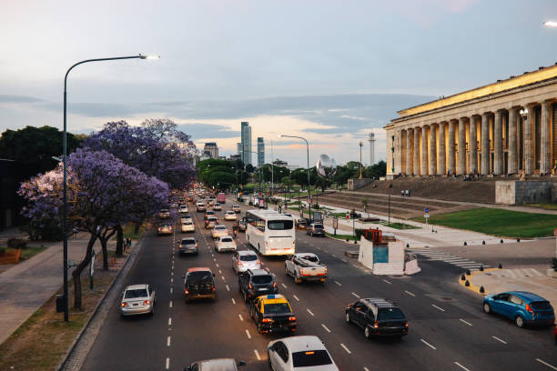istock Busy road in Buenos Aires 1221935860