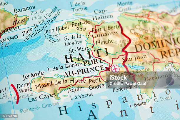 Mapa De Haití Foto de stock y más banco de imágenes de Haití - Haití, Mapa, América Central