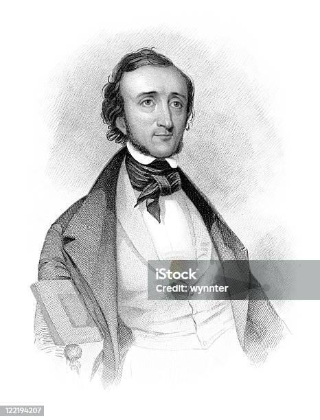 Antyczny Portret Amerykańskiego Pisarza I Poeta Edgar Allan Poe - Stockowe grafiki wektorowe i więcej obrazów Edgar Allan Poe