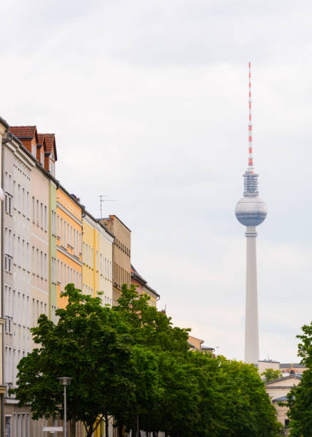 istock Berlin's TV Tower from the Historic Nikolai Quarter 1221943136