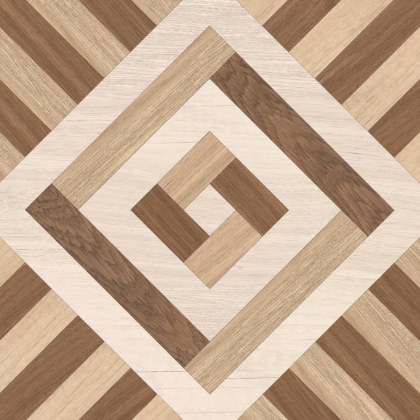 tiles, wooden geometric shapes, wooden decor floor tile