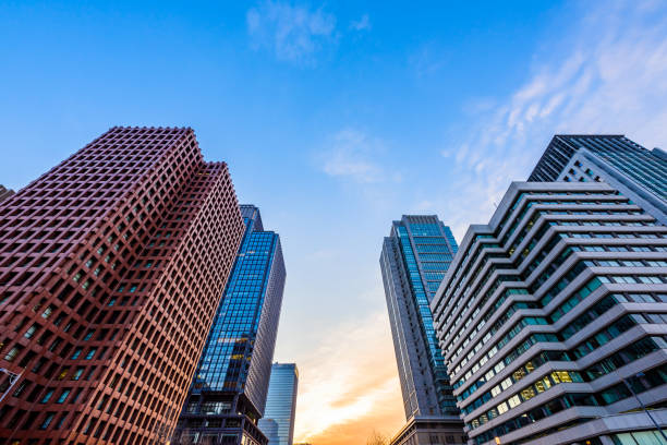 istock The sky at daybreak in Tokyo, Japan. 1221958527