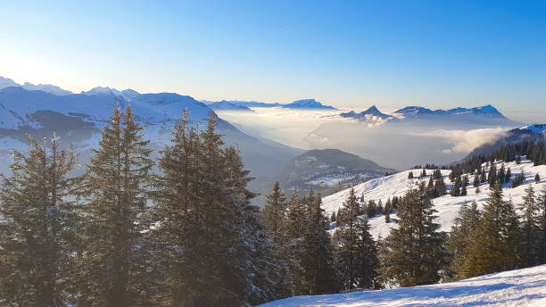 istock Swiss mountains snowy alps in winter 1221960734