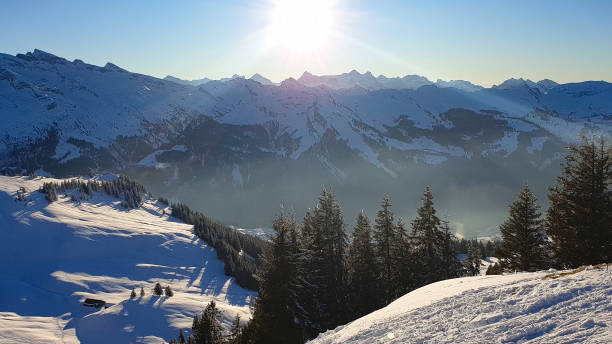 istock Swiss mountains snowy alps in winter 1221960784