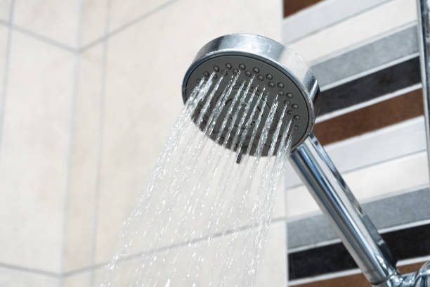 istock Shower head. Shower room. Plumbing close up. 1221969096