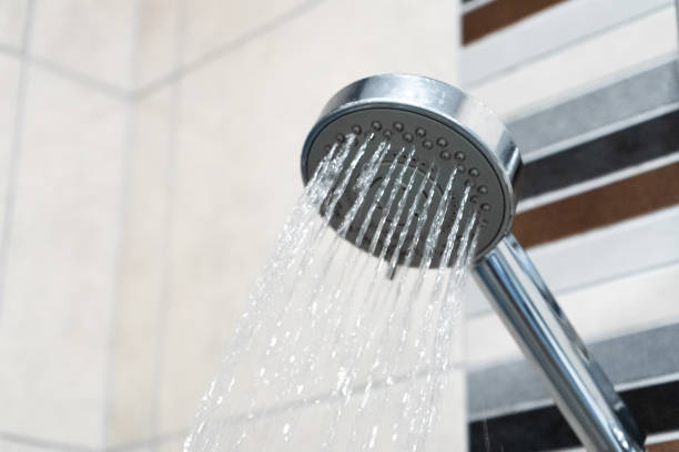 istock Shower head. Shower room. Plumbing close up. 1221970877