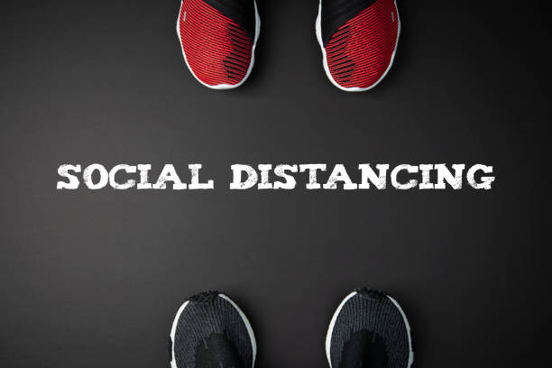 istock Social distancing in time of covid-19 1221973082