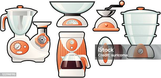 Household Goods Stock Illustration - Download Image Now - Appliance, Balance, Cartoon