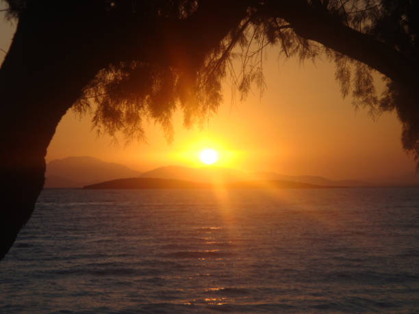 istock Vouliagmeni Sunset, Greece. 1221988072