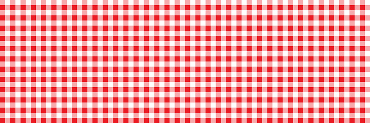 Red Retro tablecloth texture. Vector illustration