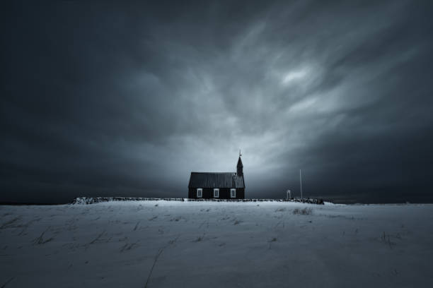 istock The Black Church of Budir 1221991379