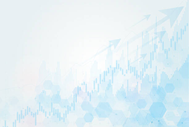świeca pat wykres wykresu obrotu na giełdzie inwestycji, bullish punkt, bearish punkt. trend projektowania wektorów. - abstract asia backgrounds bangkok stock illustrations