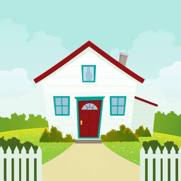 Vector illustration of House