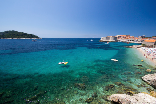 Just off Dubrovnik, in the glittering Adritic Sea, is the island of Lokrum, part of the Elaphiti archipelago