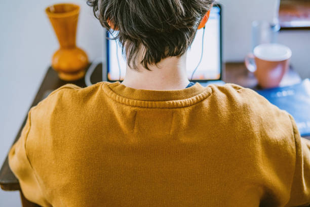 istock Woman working on desk in home office 1222008262