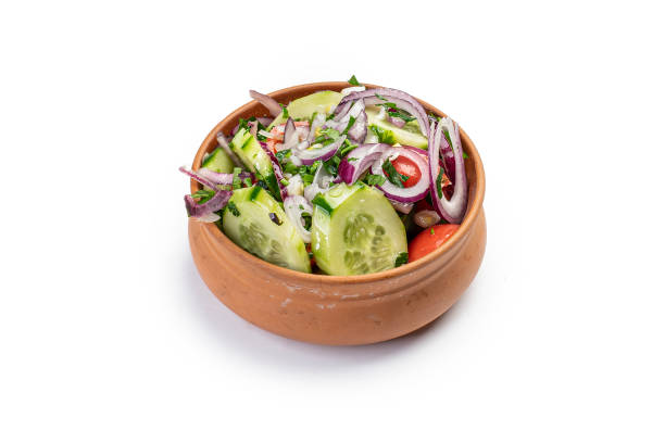 Vegetable salad stock photo