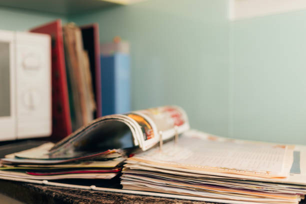 istock Big folder full of recipe sheets. 1222014944