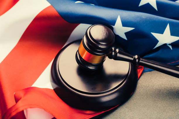 istock the judge gavel and background with usa flag 1222014974