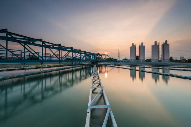 Water Treatment Plant stock photo