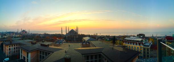 istock Sultan Ahmet Mosque also know as the Blue Mosque at sunset in Istanbul, Turkey. 1222020215