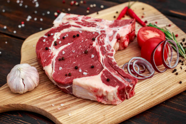 istock red fresh raw beef veal fillet on cutting plate 1222022149