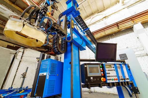 istock Special equipment on plant. 1222023349