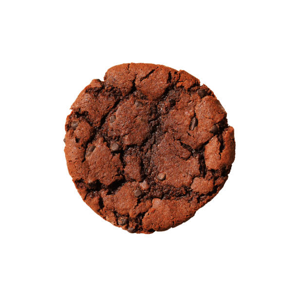 Homemade baking. Chocolate cookie with pieces of chocolate Isolated on a white background Homemade baking. Chocolate cookie with pieces of chocolate Isolated on a white background chocolate cookies stock pictures, royalty-free photos & images