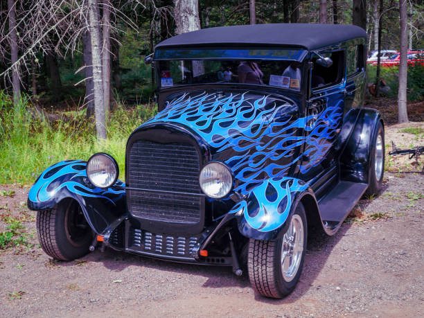 Ford Model T headlight and grill