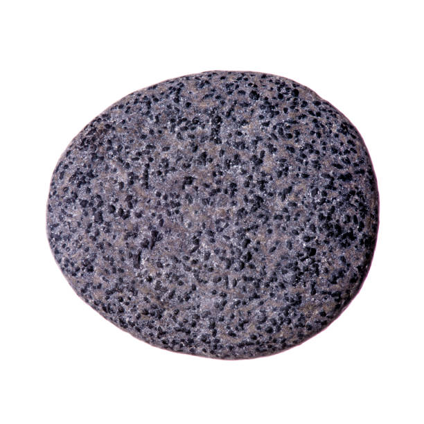 istock sea stone on a white background. close-up 1222028877