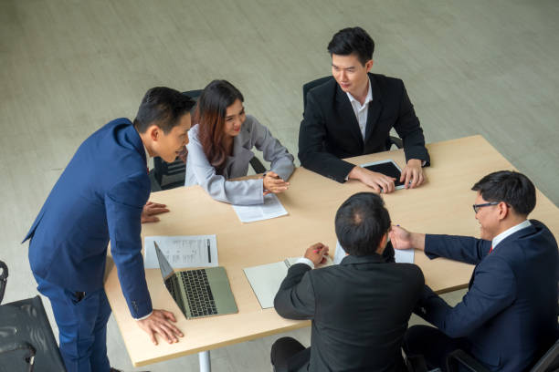 istock Business peeople meeting in office 1222029882