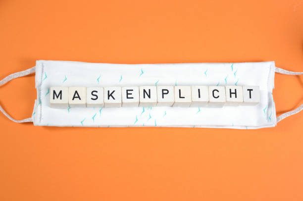 istock Makenpflicht - the german word for compulsory masks 1222032409