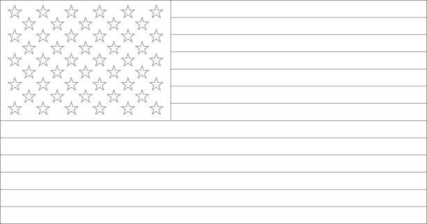 Bandera Para Colorear - Banco de fotos e imágenes de stock - iStock Bandera Para Colorear - Banco de fotos e imágenes de stock - iStock