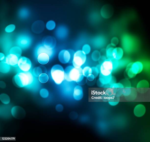 Desfocado Luzes - Fotografias de stock e mais imagens de Abstrato - Abstrato, Azul, Claro