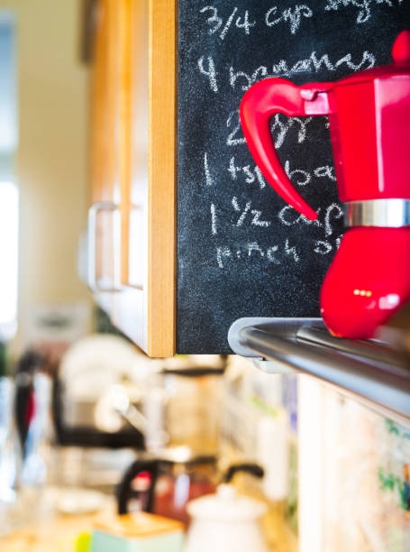 istock Coffee and tea pot variety on the kitchen shelf 1222047000