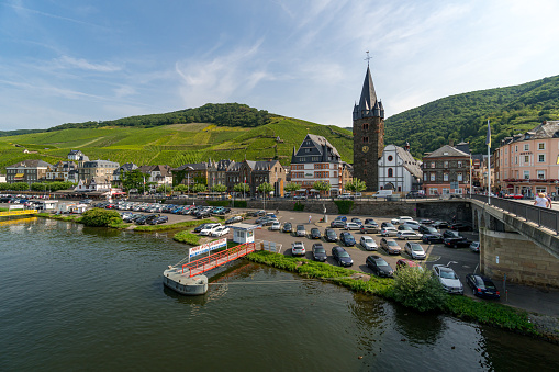 Bernkastel-Kues, Germany. The twin town of Bernkastel-Kues is regarded as the most popular town and center of the Middle Moselle.