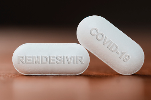 Concept tablet of remdesivir, a new experimental treatment to cure covid-19 disease