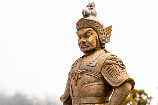 One of twelve Divine Generals in Ngong Ping, Lantau Island, Hong Kong. The General Makura represents 5 – 7 AM and the rabbit of the Zodiac.
