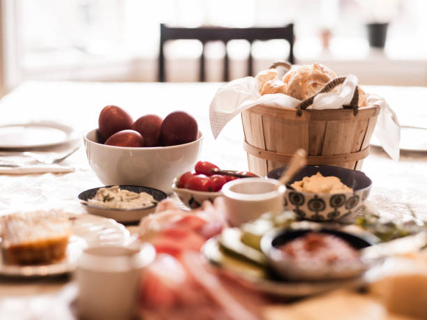 istock Easter Brunch food on the table 1222061100