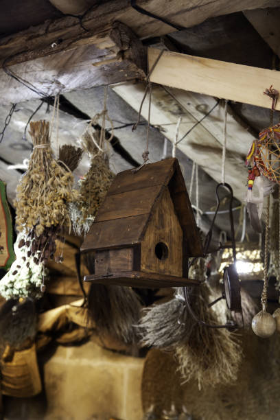 istock Wooden house birds 1222062265