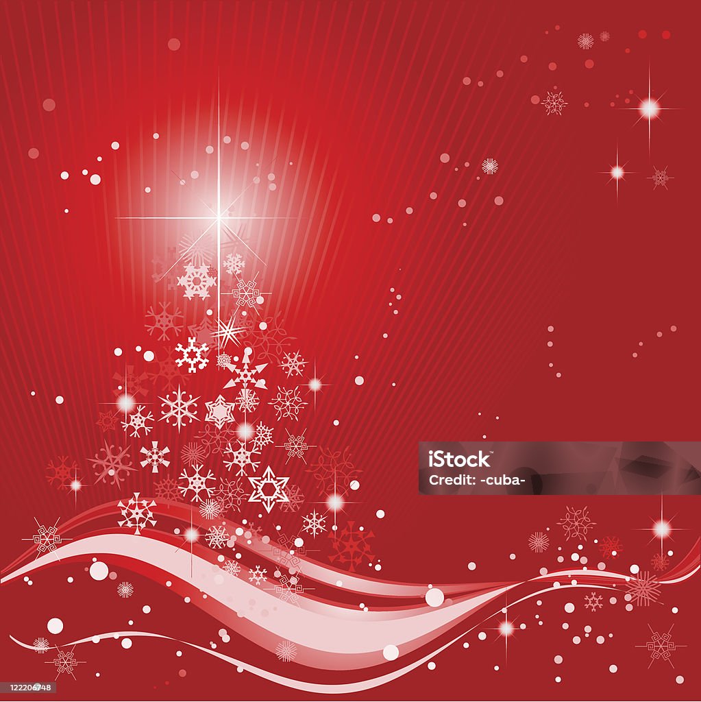 Fundo abstrato de Natal - Vetor de Natal royalty-free